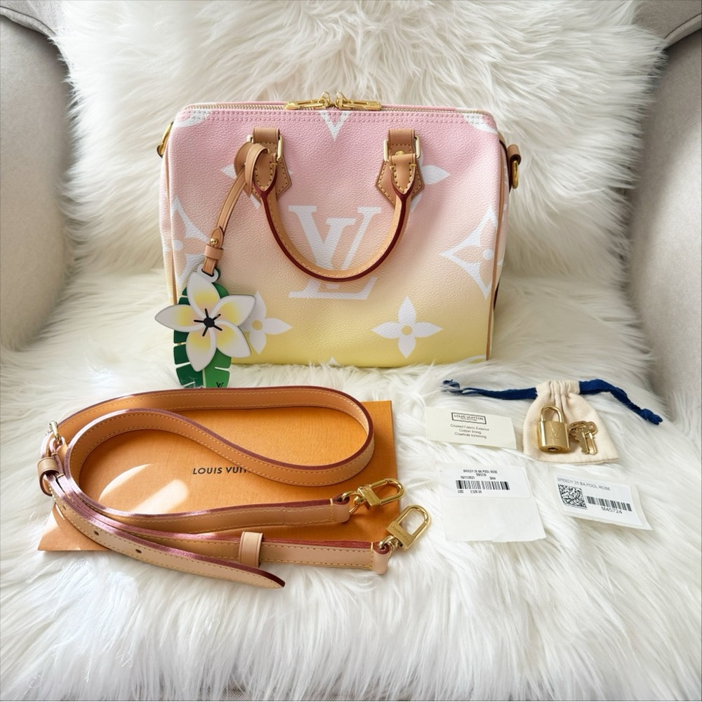 NIB Louis Vuitton Speedy 25 By The Pool Bandouliere Crossbody Special Edition - Picture 11 of 16